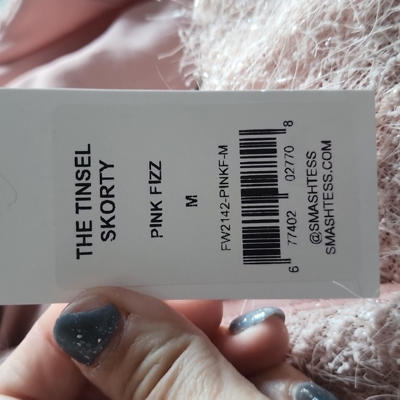 Smash and Tess x Hilary Duff the Tinsel Skorty in Pink Fizz, size medium - Picture 9 of 9